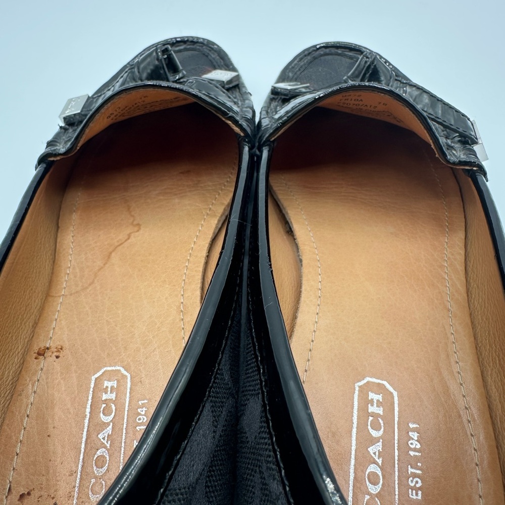 Coach Black Loafers with Tassels and Metallic Accent Women’s US 7 With The Box - Picture 7 of 16
